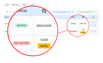 Verify Found <br> Emails